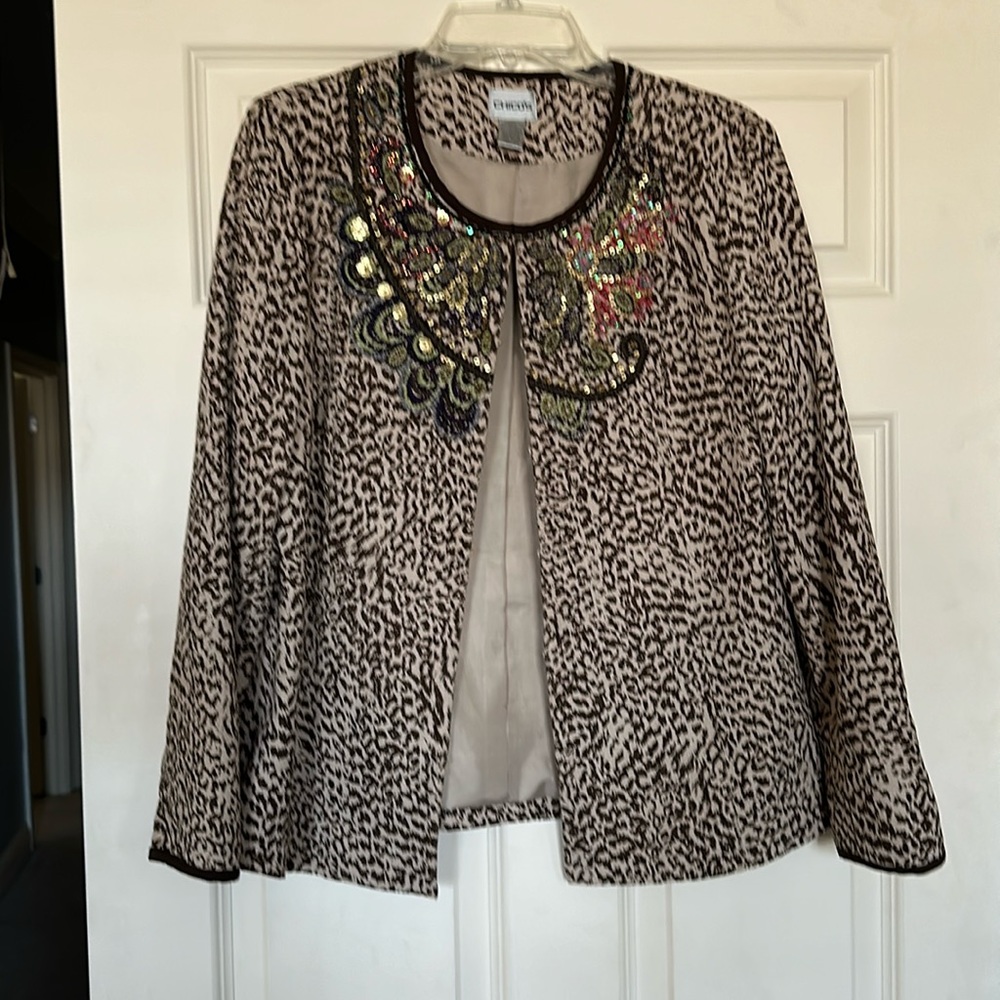 Chico’s size 1 dressy jacket.
